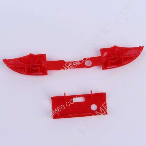 Replacement lb rb Trigger Button with Middle Piece Frame for XBOX Series x Controller - Red - Image 2