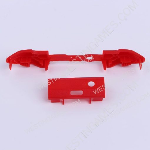 Replacement lb rb Trigger Button with Middle Piece Frame for XBOX Series x Controller - Red - Image 3