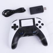 Wireless Gamepad Controller with Adapter 2 Back Key for PS5 White