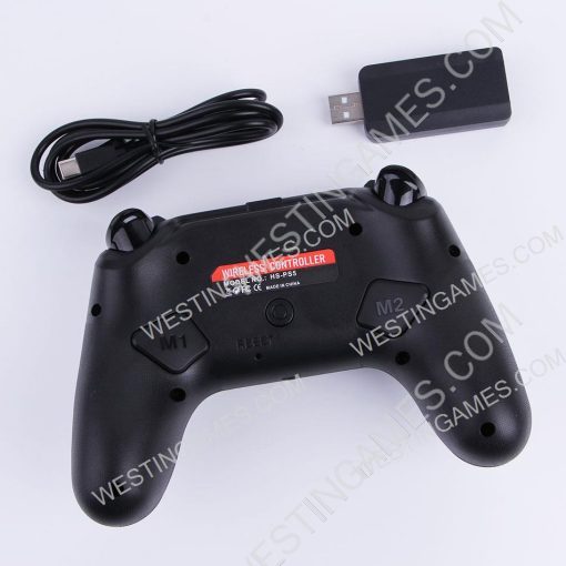 Wireless Gamepad Controller with Adapter 2 Back Key for PS5 White - Image 2
