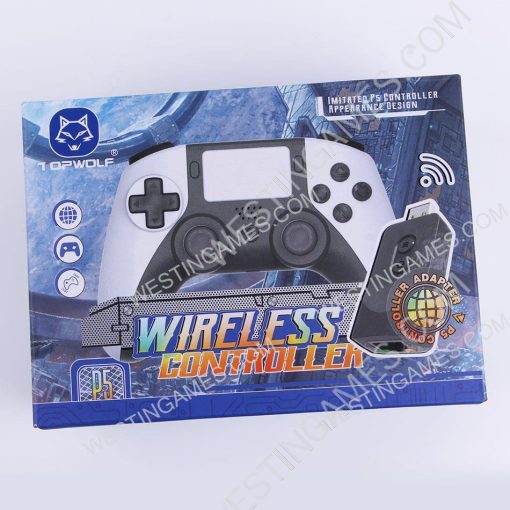 Wireless Gamepad Controller with Adapter 2 Back Key for PS5 White - Image 3