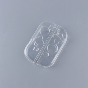 Comfortable Soft TPU Grip Case Cover for NS Switch Joycon - Clear White