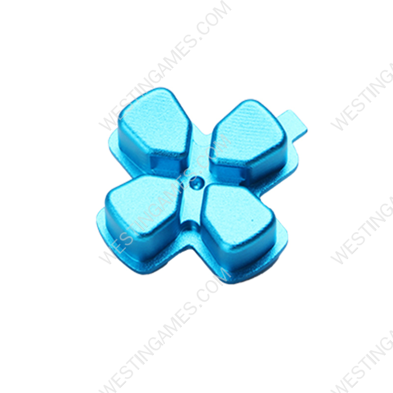 Metal D-PAD Button Cross Key Replacement for PS5 Controller - Blue
