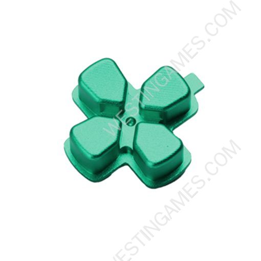 Metal D-PAD Button Cross Key Replacement for PS5 Controller - Green