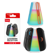 4-in-1 Circle Charger Charging Station with RGB Light PG-SW2050 for Switch 2 Joy Con Controllers