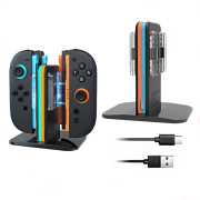 4in1 Charging Dock Magnetic Controller Charger Station HBS-2857 for Nintendo Switch 2 Joycon