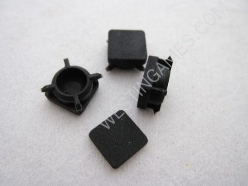 4-Piece Set Replacement Rubber Feet for Playstation 3 PS3 Slim Console - Black