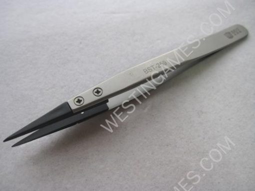 BST-259 Anti-Static Anti-Acid and Non-magnetic Straight Tip Tweezers