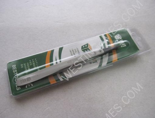 BST-259 Anti-Static Anti-Acid and Non-magnetic Straight Tip Tweezers - Image 2