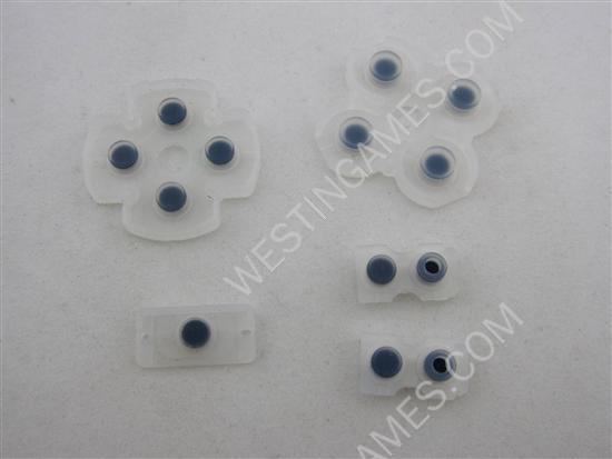 Original Conductive Rubber Pad Set Replacement for PS4 Joystick Controller JDM-010-020 (5Pcs Set)