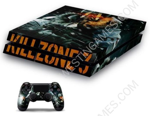 Designer Skin Sticker Colourful for PS4 System + Dualshock 4 Controller Decal - Customs Themes