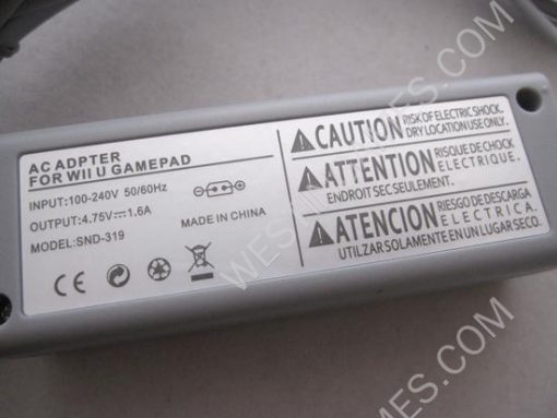 EU Plug Power Ac Adapter 4.75V/1.6A for WII U Gamepad - Image 3