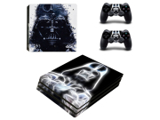 Designer Skin Sticker Colourful for PS4 Pro System + Dualshock 4 Controller Decal - Customs Themes