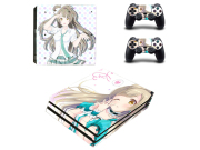 Designer Skin Sticker Colourful for PS4 Pro System + Dualshock 4 Controller Decal - Customs Themes 02