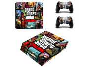 Designer Skin Sticker Colourful for PS4 Pro System + Dualshock 4 Controller Decal - Customs Themes 06