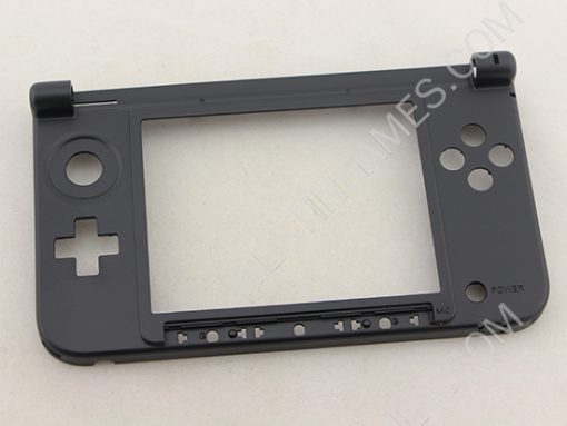 Replacement Hinge Part Bottom Middle Housing Button Shell for 3DS XL - Black