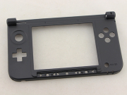 Replacement Hinge Part Bottom Middle Housing Button Shell for 3DS XL - Black