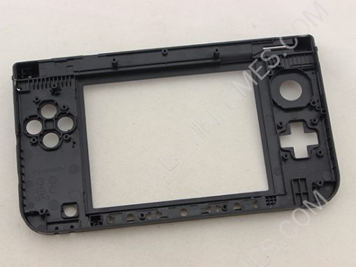 Replacement Hinge Part Bottom Middle Housing Button Shell for 3DS XL - Black - Image 2