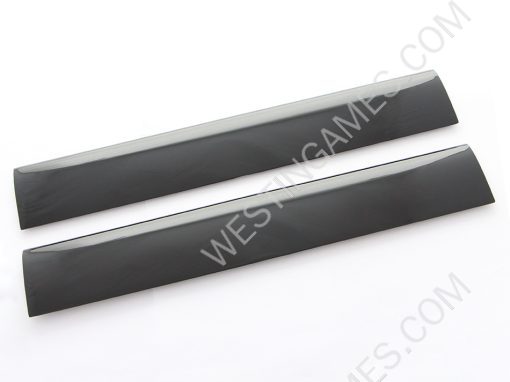 Replacement Front Face Housing Cover Case Set for PS3 Super Slim 4000 - Black
