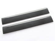 Replacement Front Face Housing Cover Case Set for PS3 Super Slim 4000 - Black