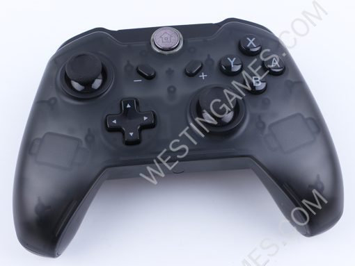 Wireless Bluetooth Pro Gamepad Controller for NS Switch Console - Clear Black - Image 2