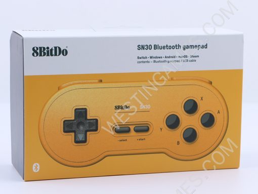 8bitdo SN30 Bluetooth Wireless Game Controller for NS Switch Android IOS MacOS and Windows - Yellow - Image 6