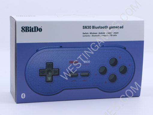 8bitdo SN30 Bluetooth Wireless Game Controller for NS Switch Android IOS MacOS and Windows - Blue - Image 5