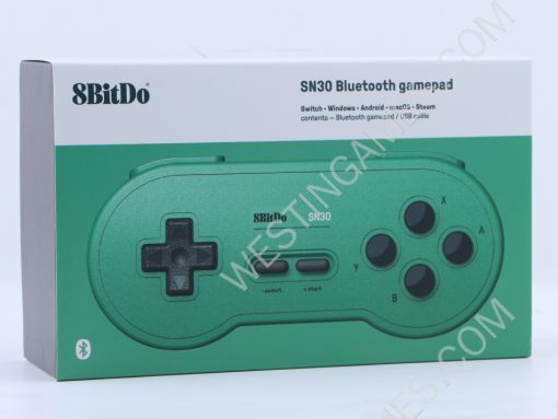 8bitdo SN30 Bluetooth Wireless Game Controller for NS Switch Android IOS MacOS and Windows - Green - Image 6