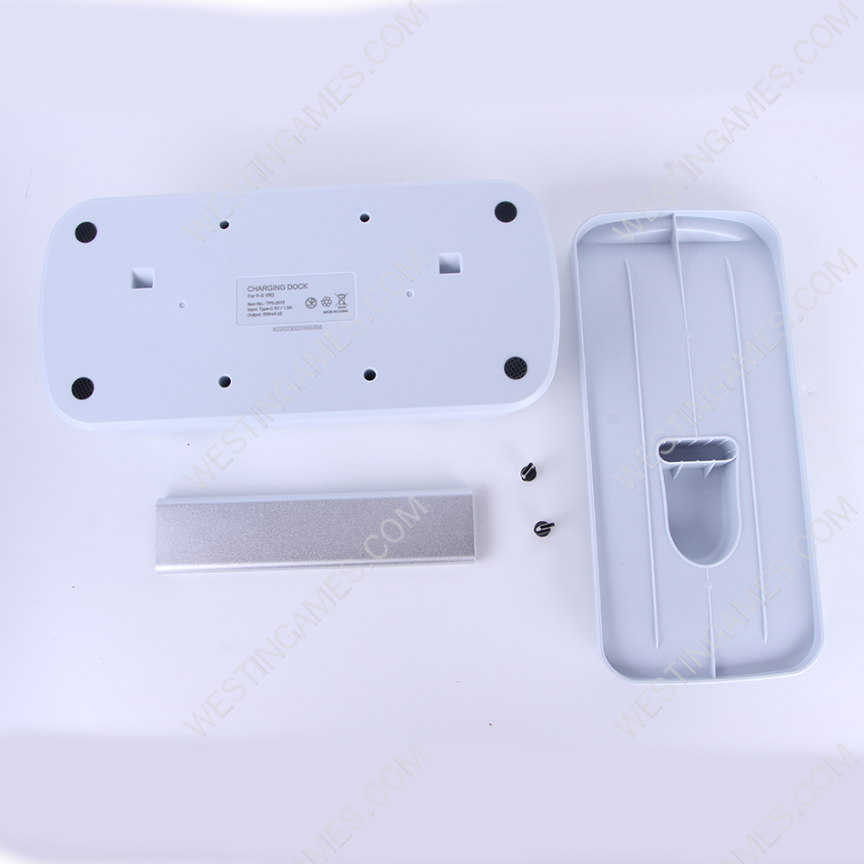Remote Controller Charging Dock Stand with VR Glass Holder Stand for PS VR2 Helmet - Image 4
