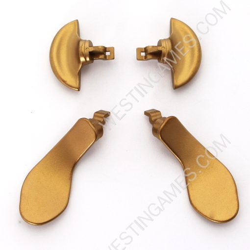 Replace Metal Paddles Accessories For PS5 Edge Elite Handle Metal Back Key - Dark Gold - Image 2