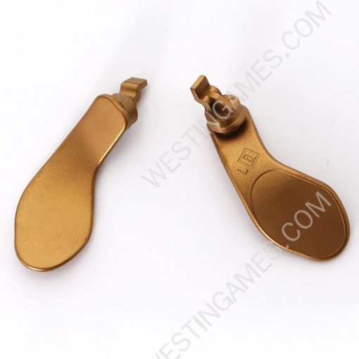 Replace Metal Paddles Accessories For PS5 Edge Elite Handle Metal Back Key - Dark Gold - Image 5