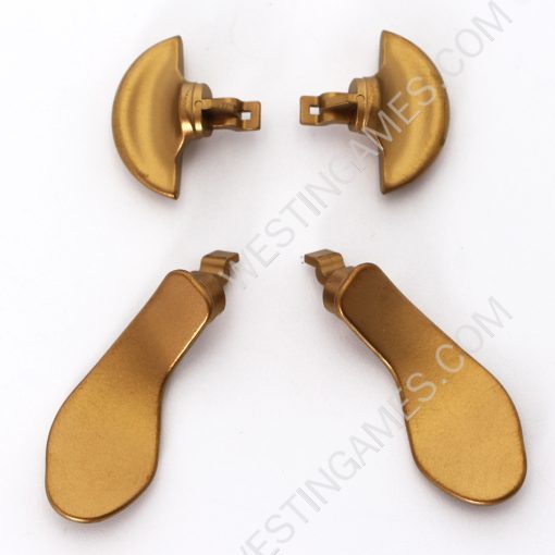Replace Metal Paddles Accessories For PS5 Edge Elite Handle Metal Back Key - Dark Gold - Image 6
