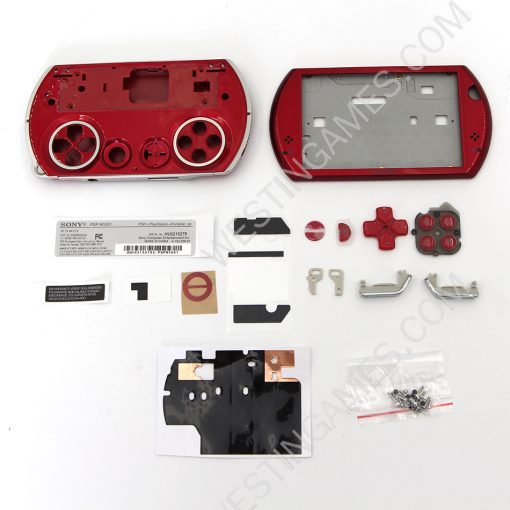 Complete Replacement Housing Shell Case Red for PSP GO - Image 2