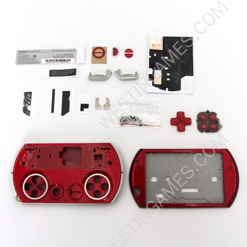 Complete Replacement Housing Shell Case Red for PSP GO - Image 6