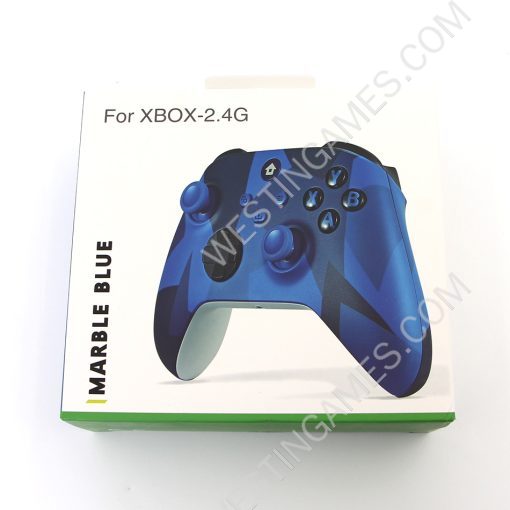 Wireless Game Joysticks Controller with 2.4G Adapter Receiver For Xbox Series X/S Console Windows PC - Camouflage Deep Blue - Image 2