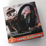 Wired Headphones With Microphone Earphones Gaming Headset For PS4 Xbox One Black-Blue 05