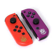 Wireless Bluetooth L/R Joycon Game Controller Support Fitness Ring with Hand Wrist for NS Switch - Scarlet and Violet