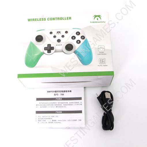 Complete Function Bluetooth Wireless Handheld Controller with NFC and Wake up for Switch Blue and Red - Image 5