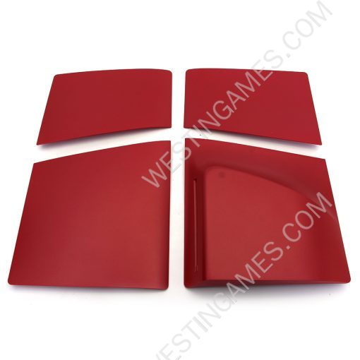 Replacement Housing Case Faceplate Integrated Cover for PS5 Slim HUD System - Red