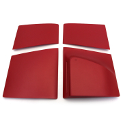 Replacement Housing Case Faceplate Integrated Cover for PS5 Slim HUD System - Red