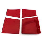 Replacement Housing Case Faceplate Integrated Cover for PS5 Slim HUD System - Red 02