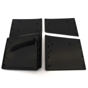 Replacement Housing Case Faceplate Integrated Cover for PS5 Slim HUD System - Black 02