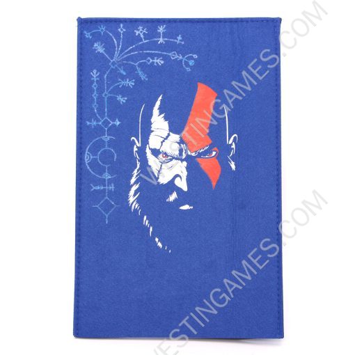 Deep Blue Protective Dust Prevent Cover Sleeve for PS5 Slim Console - God of War 5