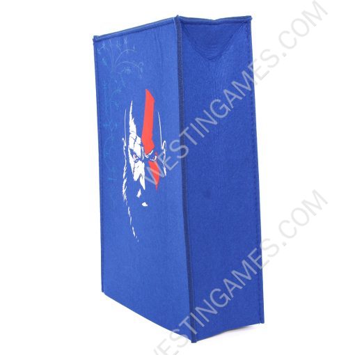Deep Blue Protective Dust Prevent Cover Sleeve for PS5 Slim Console - God of War 5 - Image 5