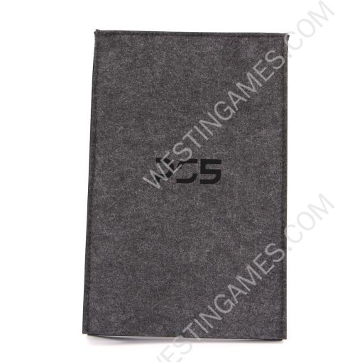 Black Protective Dust Prevent Cover Sleeve for PS5 Slim Console - PS Logo - Image 2