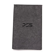 Black Protective Dust Prevent Cover Sleeve for PS5 Slim Console - PS Logo 02