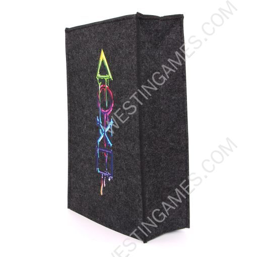 Black Protective Dust Prevent Cover Sleeve for PS5 Slim Console - PS Logo - Image 5