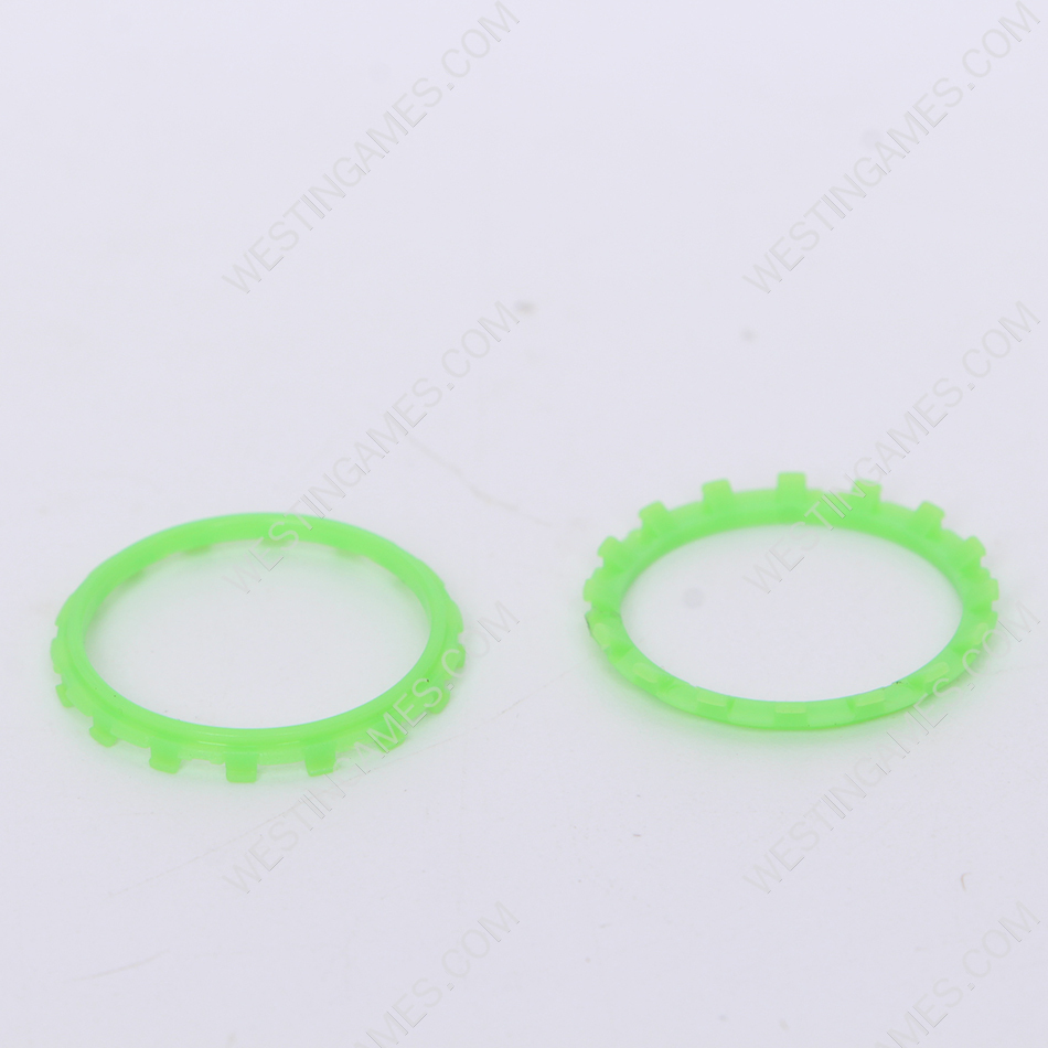Analog Thumbstick Accent Rings Replacement Parts For PS5 Controller - Green - Image 2