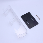 Universal 3-Layer Controller Holder and Headphone Holder PS5 PS4 Storage Holder Transparent+Black