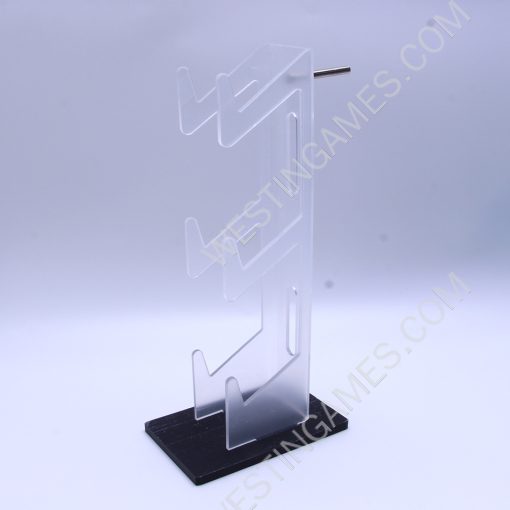 Universal 3-Layer Controller Holder and Headphone Holder PS5 PS4 Storage Holder Transparent+Black - Image 2